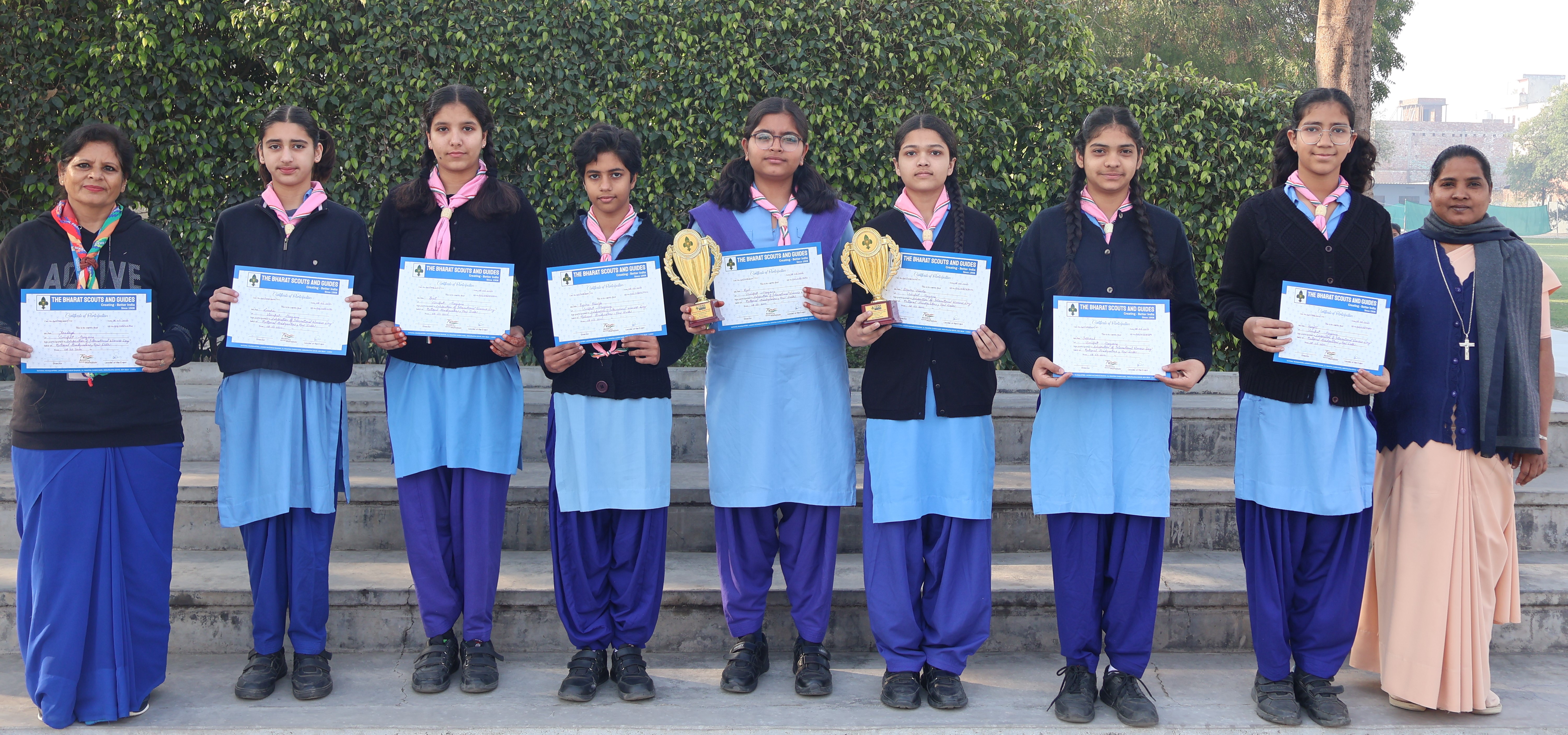 BHARAT SCOUTS & GUIDES INTERNATIONAL WOMEN'S DAY CELEBRATION COMPETITION WINNERS